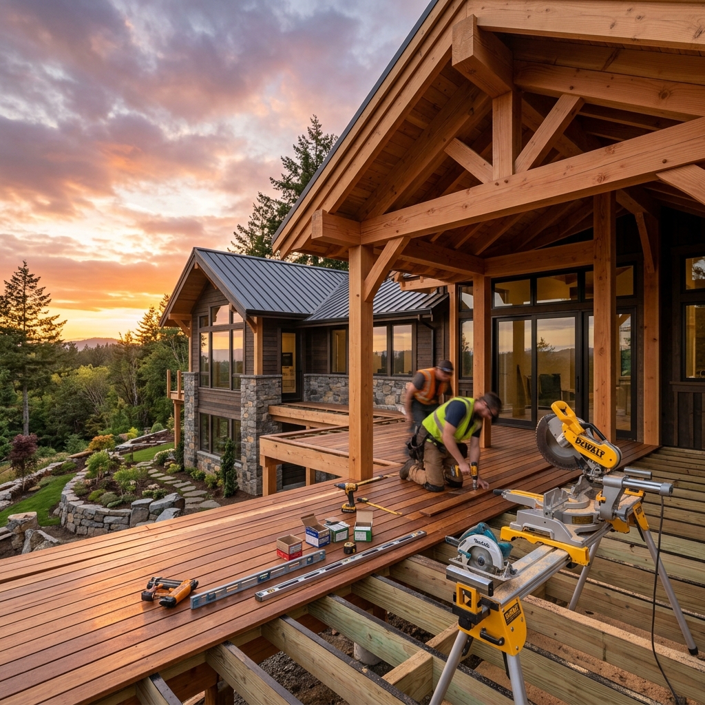 Luxury deck construction